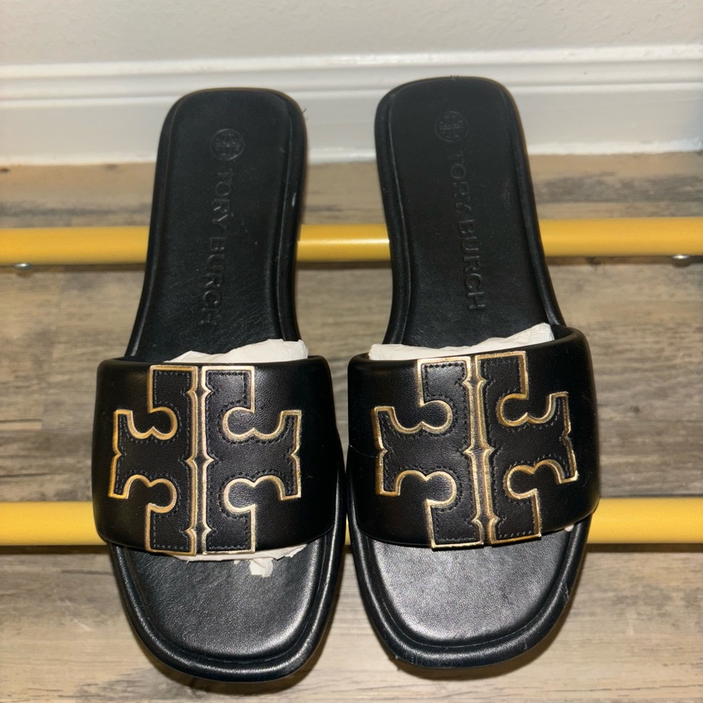Tory Burch Double T Sport Slide